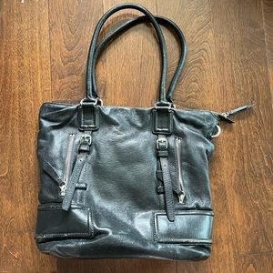Black Leather Cole Haan Bag